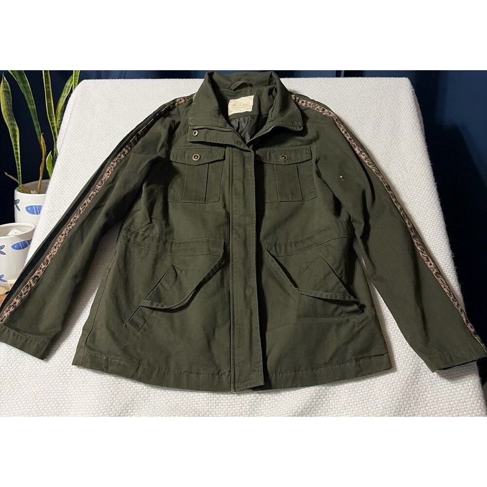 Altar’d State Olive Green Utility Jacket Size M Boho Military Style